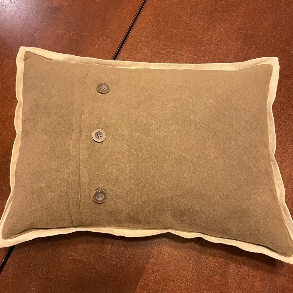 Macys tan throw pillow